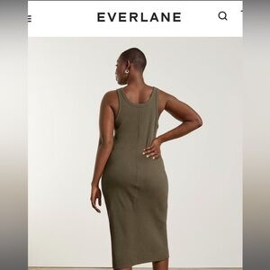 Everlane Ribbed Tank midi dress